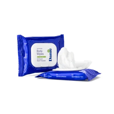 Dame Lingettes Corporelles Aloe & Concombre – Paquet de 12 DM2170