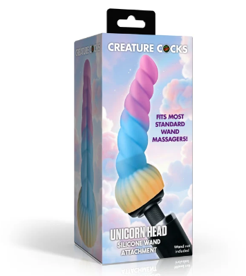 Creature Cocks – CC Unicorn Embout pour Wand en Silicone AH987