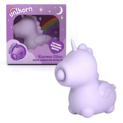 CC – Unihorn Karma Lilac – Mini vibromasseur à double moteur CC9409