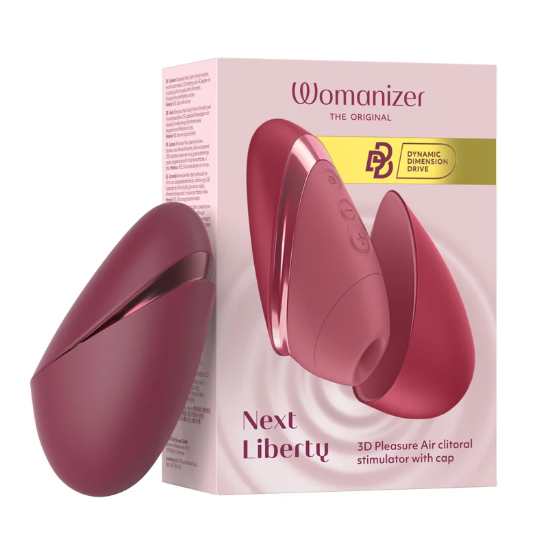 Womanizer® Next Liberty – Stimulateur clitoridien sans contact – Bordeaux WT6347