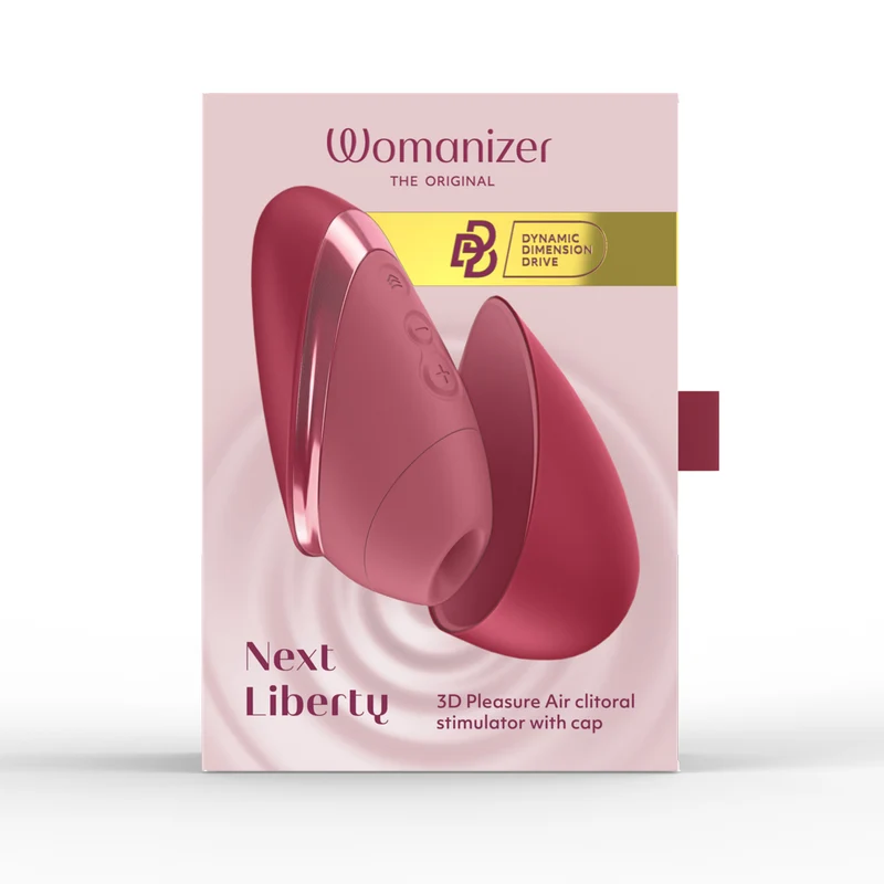 Womanizer® Next Liberty – Stimulateur clitoridien sans contact – Bordeaux WT6347
