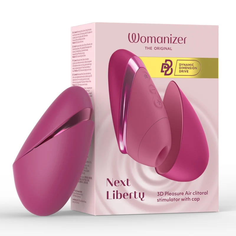 Womanizer® Next Liberty – Stimulateur clitoridien sans contact – Bordeaux WT6347