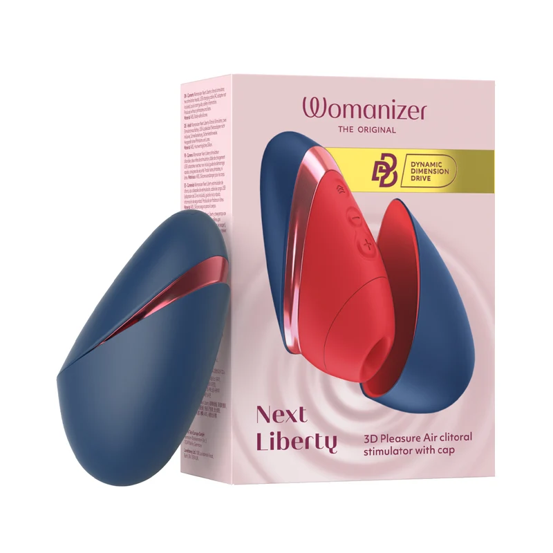 Womanizer® Next Liberty – Stimulateur clitoridien sans contact – Bordeaux WT6347