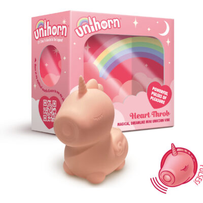 CC Unihorn Heart Throb – Stimulateur vibrant en forme de licorne CC7450